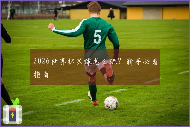 2026世界杯买球怎么玩？新手必看指南